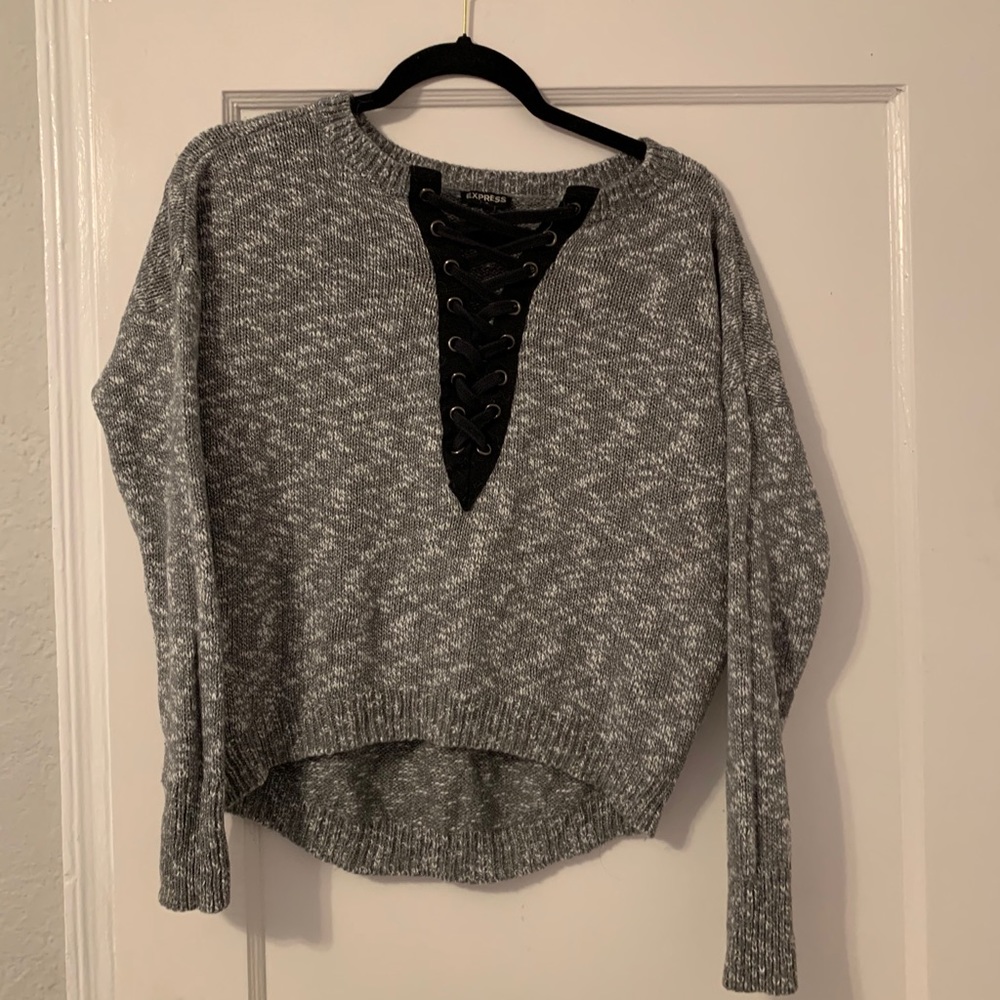 Grey Knitter Sweater